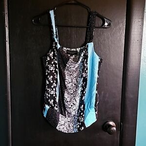 Cowl front tank by LAUNDRY BY SHELLI SEGAL SIZE XS EXTRA SMALL